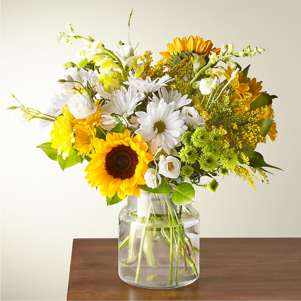 Hello Sunshine Bouquet – FUJI'S ALADDIN FLOWERS, National City CA