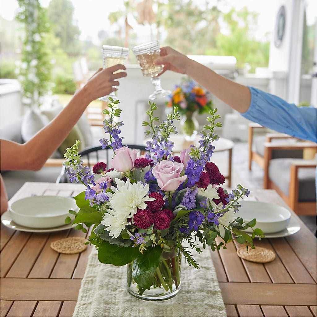 Violet Frost Bouquet – FUJI'S ALADDIN FLOWERS, National City CA