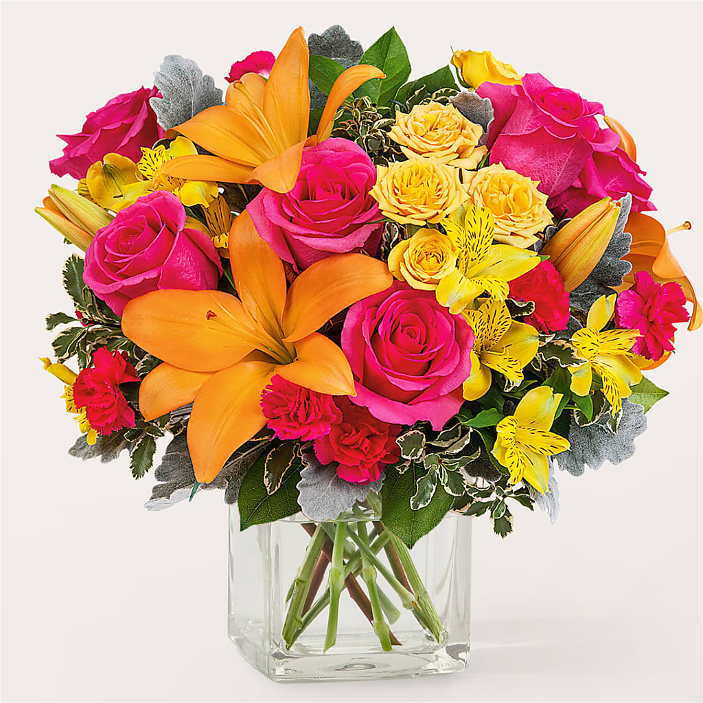 To the Tropics Bouquet – FUJI'S ALADDIN FLOWERS, National City CA
