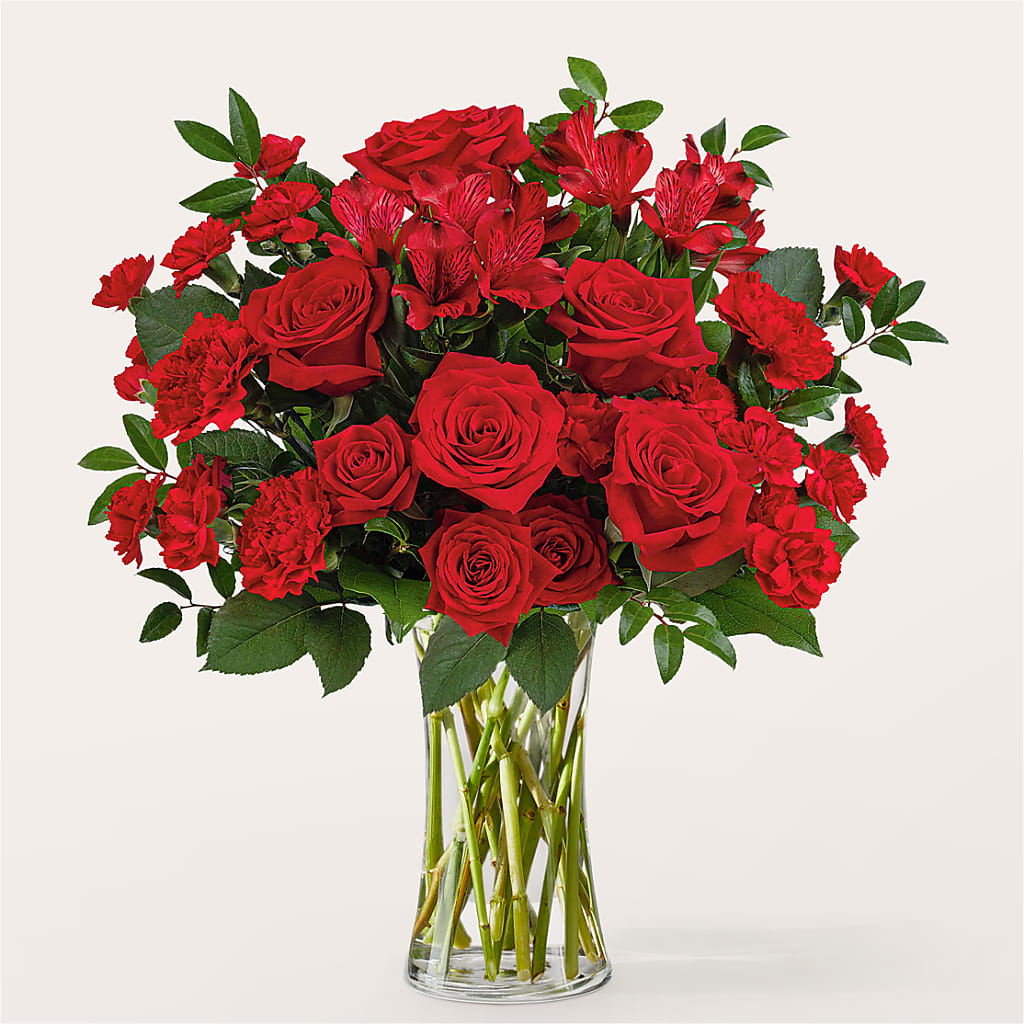 Brilliant Ruby Bouquet – FUJI'S ALADDIN FLOWERS, National City CA