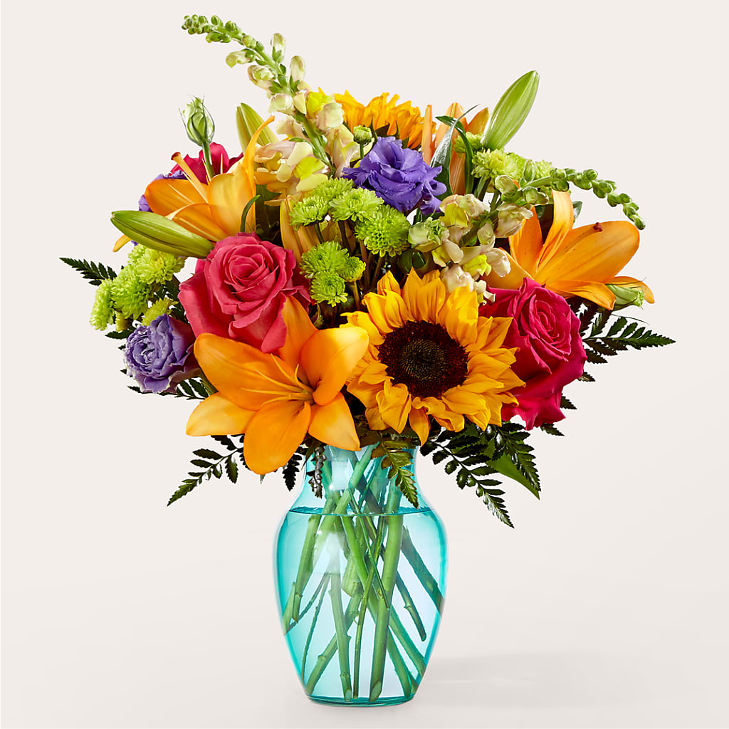 Double Rainbow Bouquet – FUJI'S ALADDIN FLOWERS, National City CA