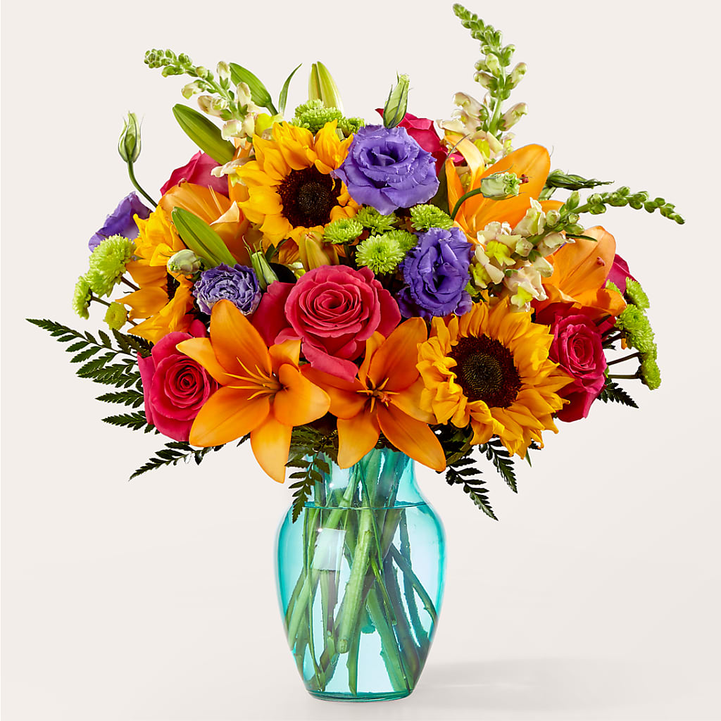 Double Rainbow Bouquet – FUJI'S ALADDIN FLOWERS, National City CA