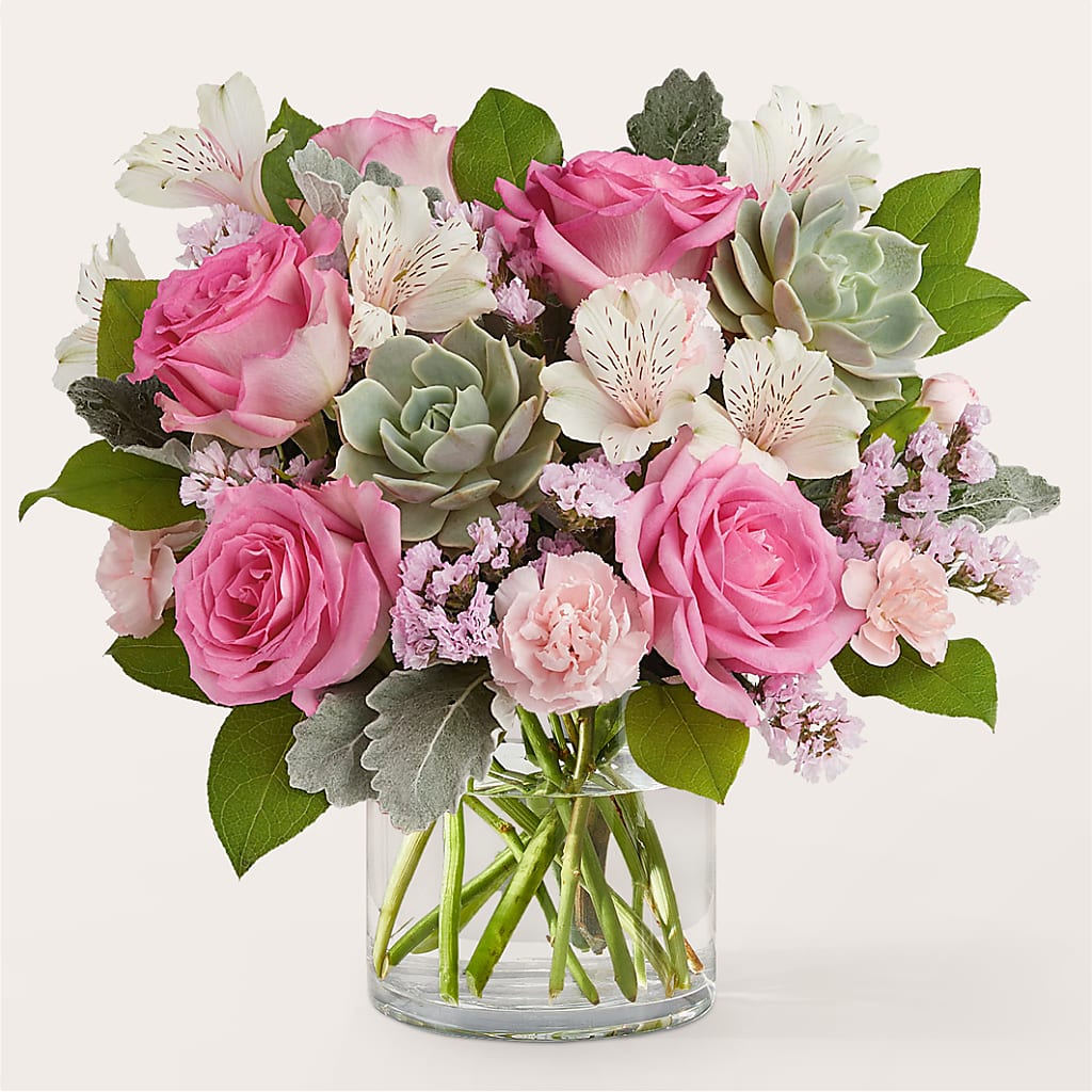 Dusty Rose Bouquet – FUJI'S ALADDIN FLOWERS, National City CA