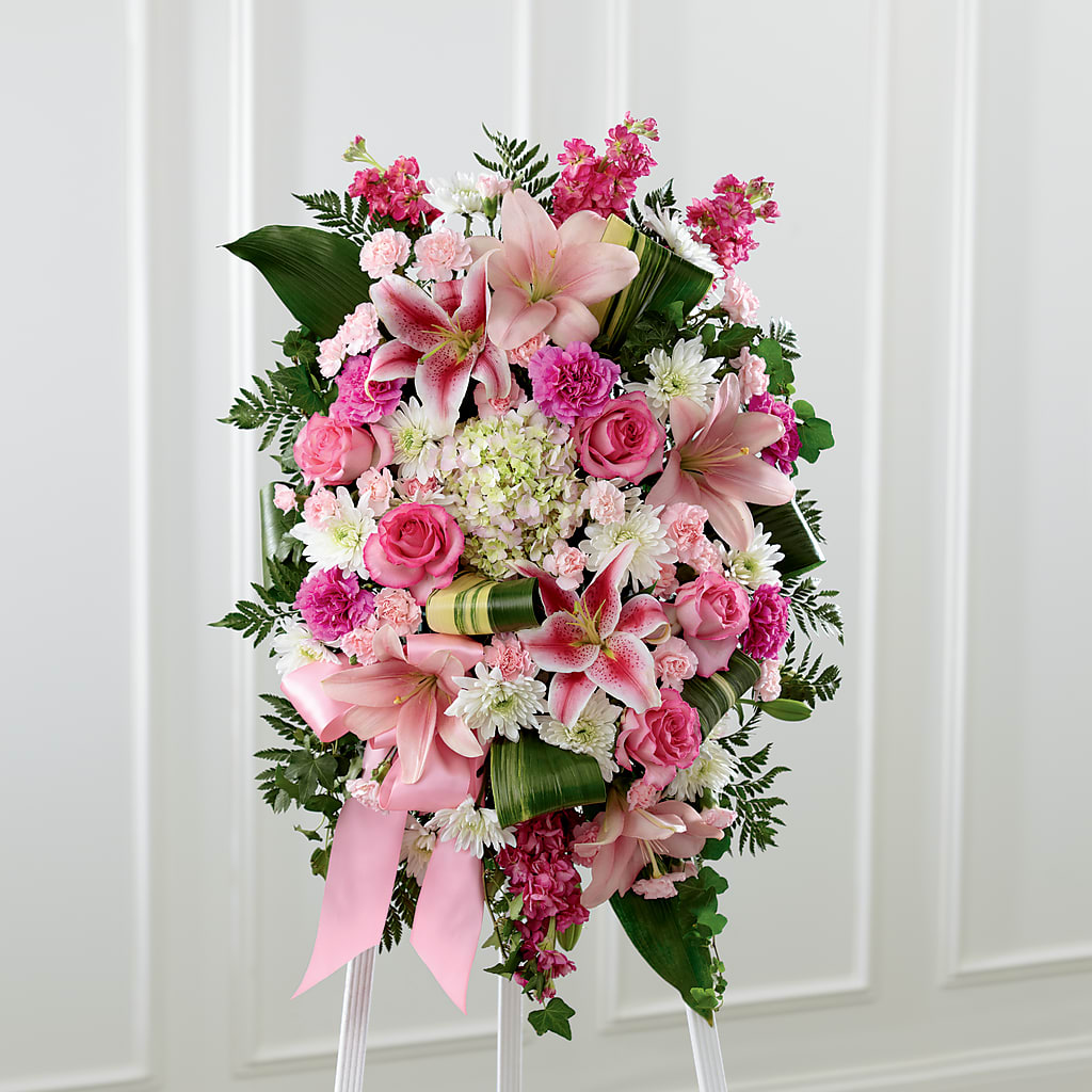Comforting Standing Spray – FUJI'S ALADDIN FLOWERS, National City CA