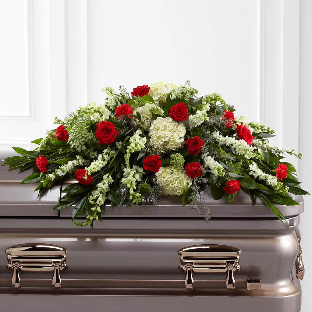 Sincerity Casket Spray – FUJI'S ALADDIN FLOWERS, National City CA