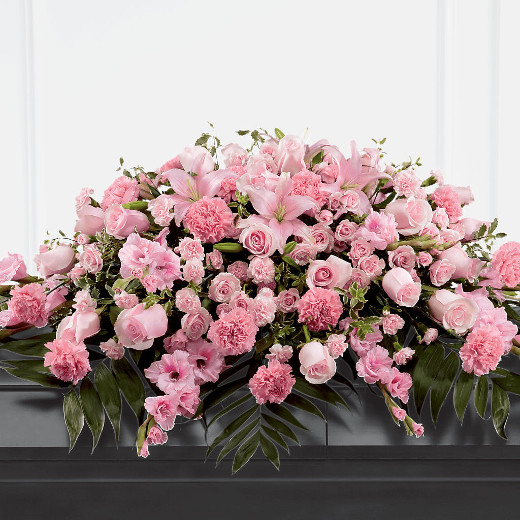 Garden of Comfort Casket Spray (Standard) – FUJI'S ALADDIN FLOWERS, National City CA