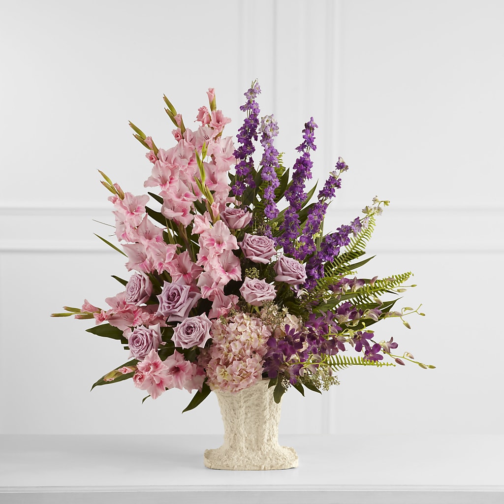Flowing Garden Arrangement – FUJI'S ALADDIN FLOWERS, National City CA