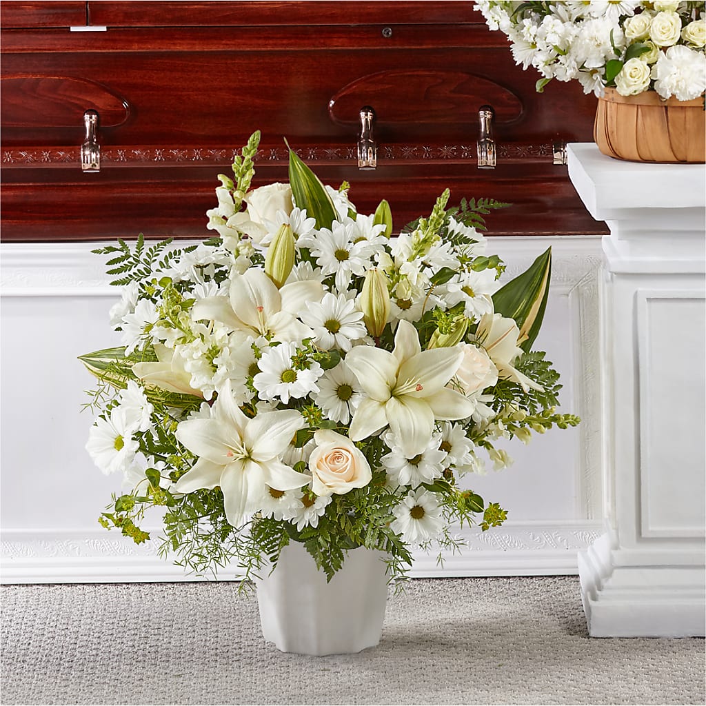 Thoughts of Tranquility Floor Basket – FUJI'S ALADDIN FLOWERS, National City CA