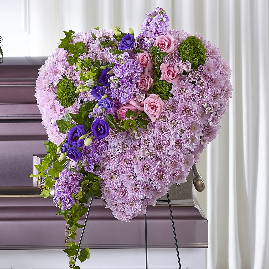 Treasured Love Standing Heart – FUJI'S ALADDIN FLOWERS, National City CA