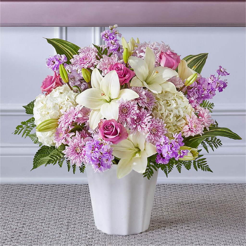 Heaven Sent Floor Basket – FUJI'S ALADDIN FLOWERS, National City CA