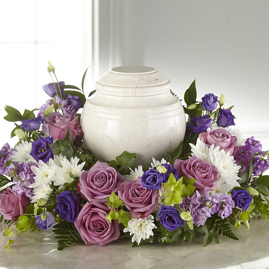 Blooming Sympathy Cremation Adornment – FUJI'S ALADDIN FLOWERS, National City CA