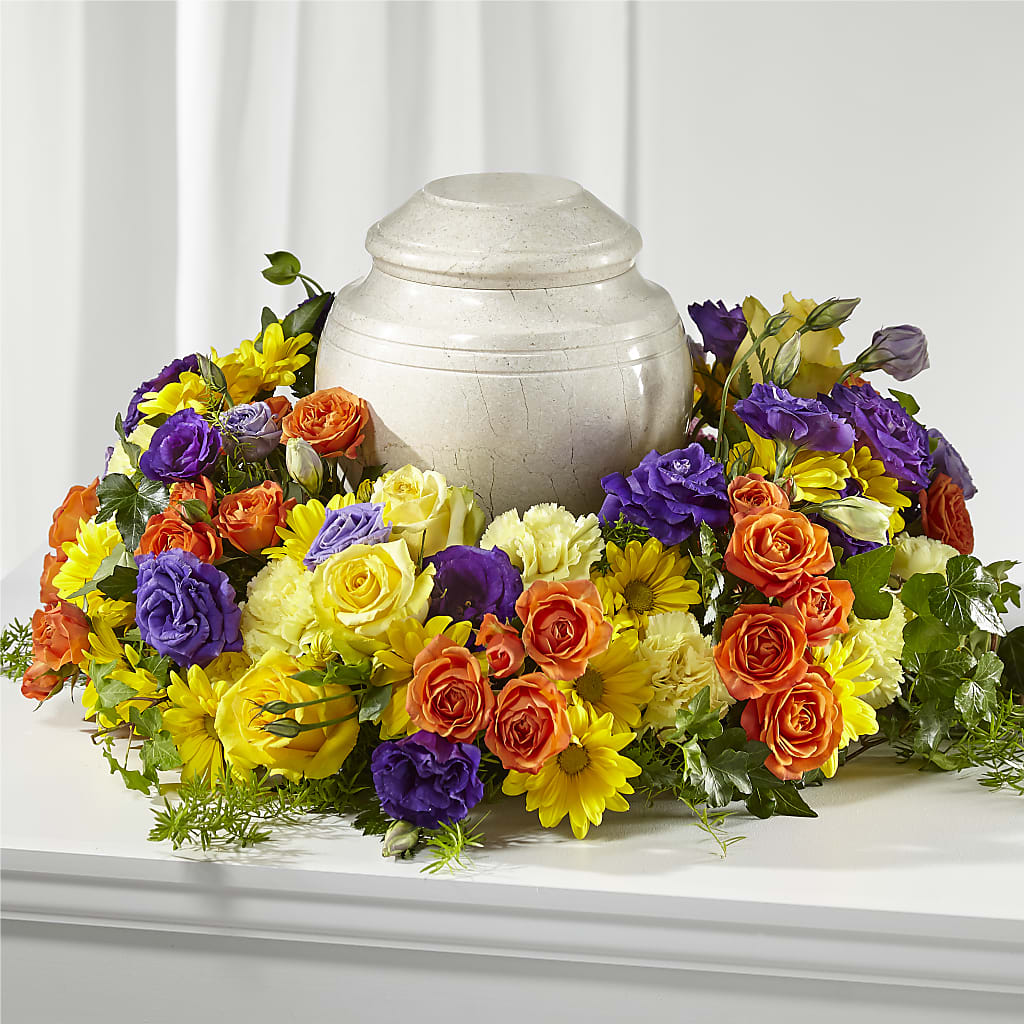 Blossoms of Remembrance Cremation Adornment – FUJI'S ALADDIN FLOWERS, National City CA