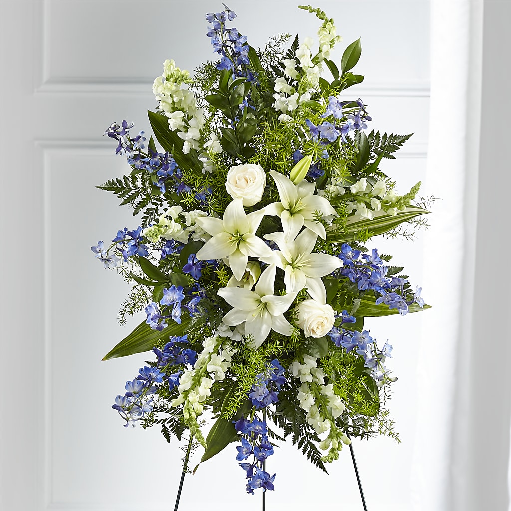 Faithful Friend Standing Spray – FUJI'S ALADDIN FLOWERS, National City CA