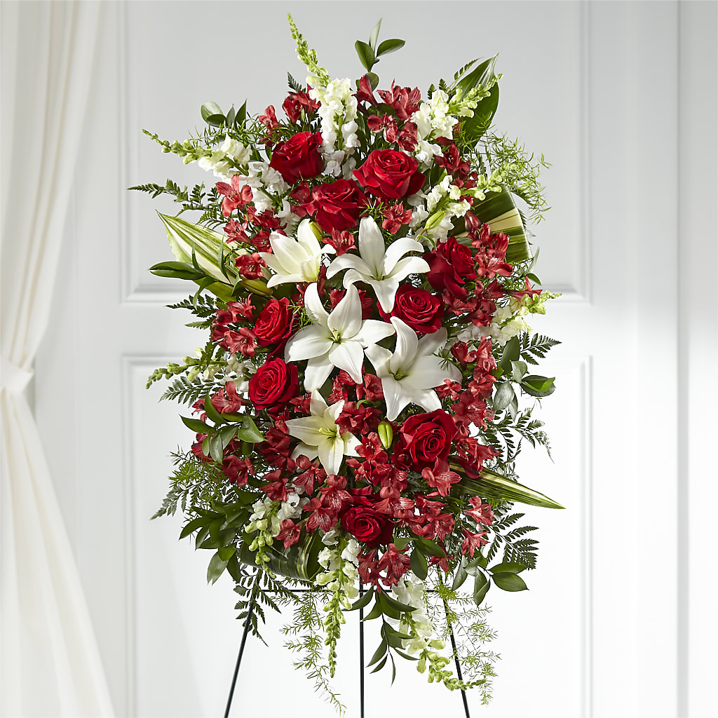 Everlasting Memory Standing Spray – FUJI'S ALADDIN FLOWERS, National City CA