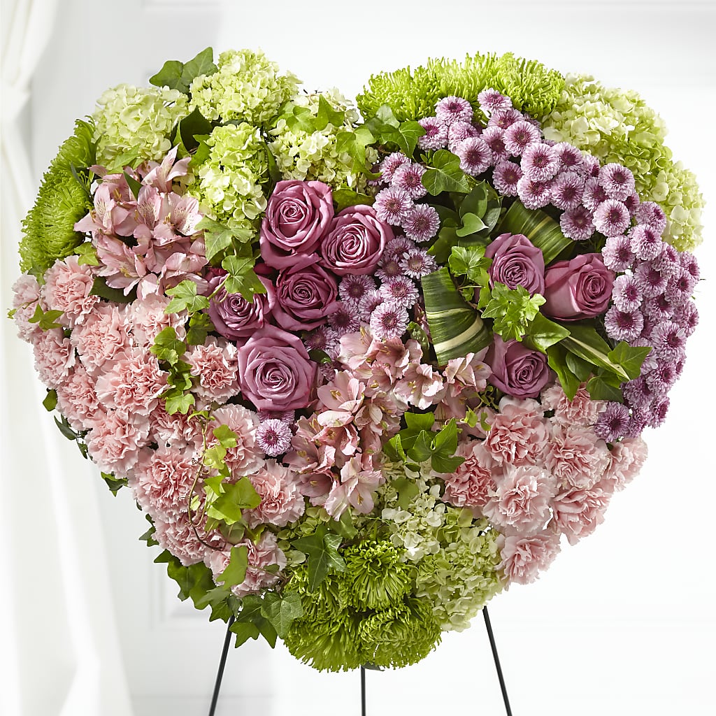 Heartwarming Standing Heart – FUJI'S ALADDIN FLOWERS, National City CA