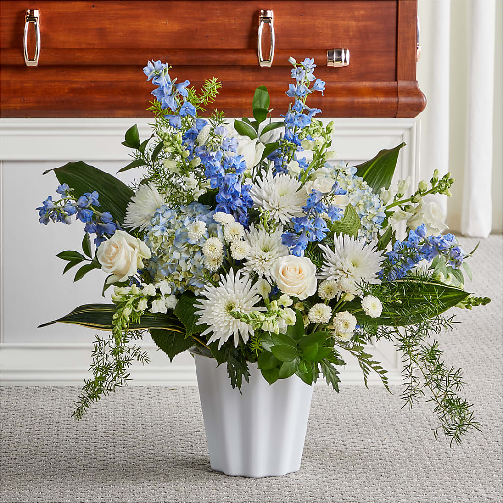 Everlasting Memories Floor Basket – FUJI'S ALADDIN FLOWERS, National City CA
