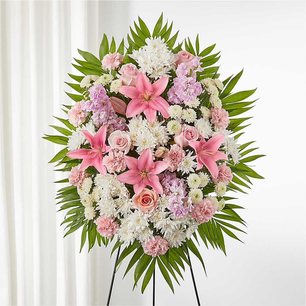 Offering Solace Standing Spray – FUJI'S ALADDIN FLOWERS, National City CA