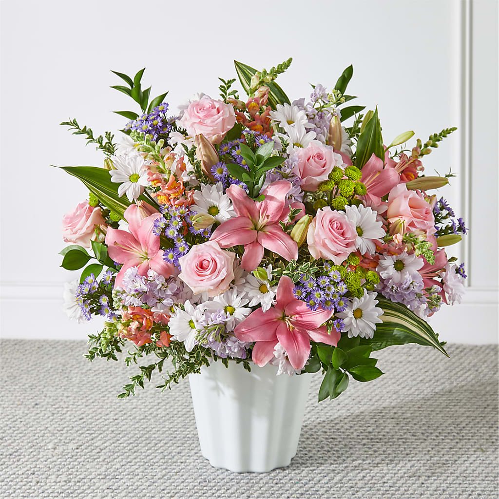 Abundant Compassion Floor Basket – FUJI'S ALADDIN FLOWERS, National City CA
