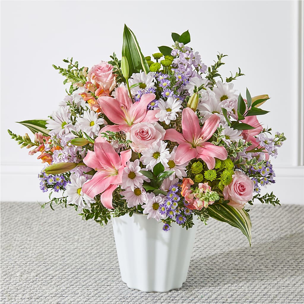 Abundant Compassion Floor Basket – FUJI'S ALADDIN FLOWERS, National City CA