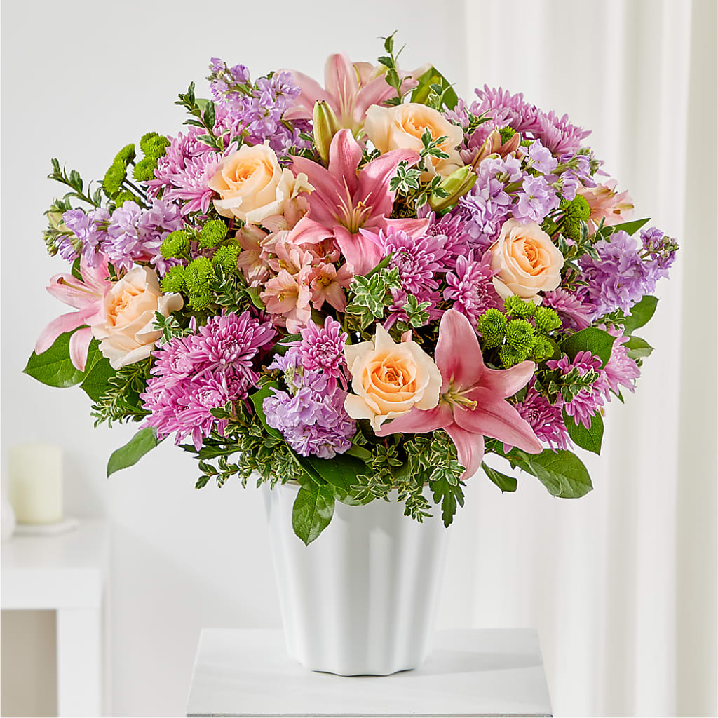 Supportive Embrace Tabletop Basket – FUJI'S ALADDIN FLOWERS, National City CA