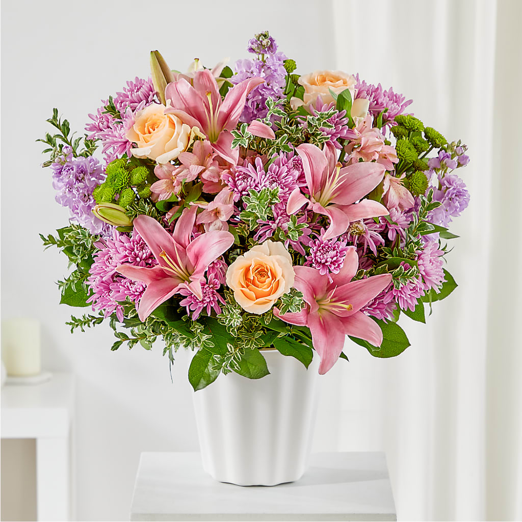 Supportive Embrace Tabletop Basket – FUJI'S ALADDIN FLOWERS, National City CA