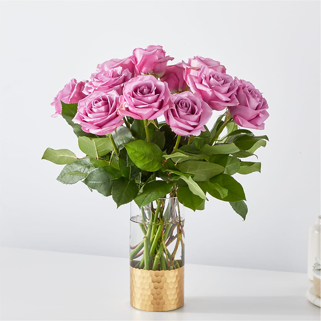 Secret Admirer Lavender Rose Bouquet – FUJI'S ALADDIN FLOWERS, National City CA