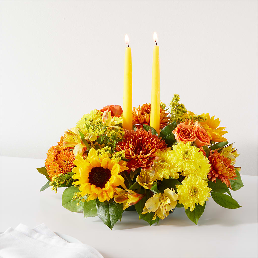 Autumn Harmony Centerpiece – FUJI'S ALADDIN FLOWERS, National City CA