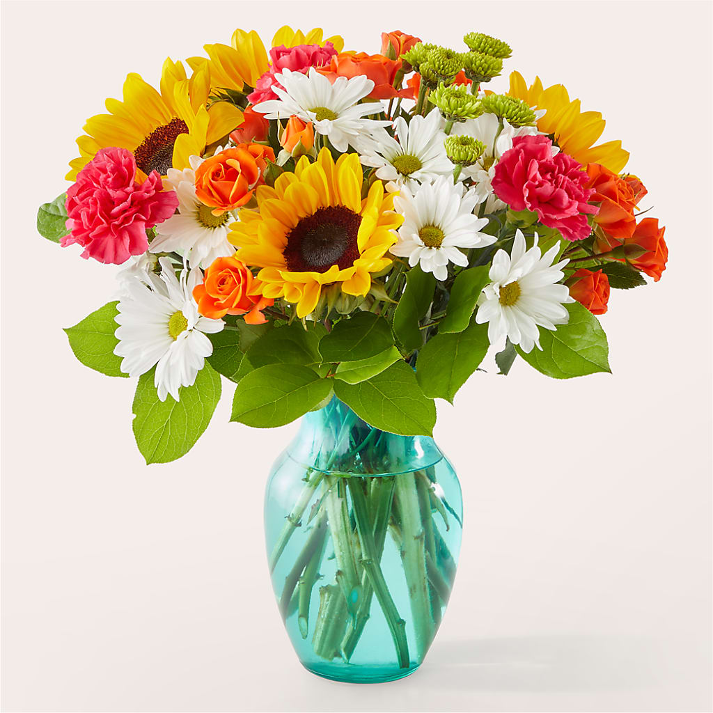 Sun-drenched Blooms Bouquet – FUJI'S ALADDIN FLOWERS, National City CA