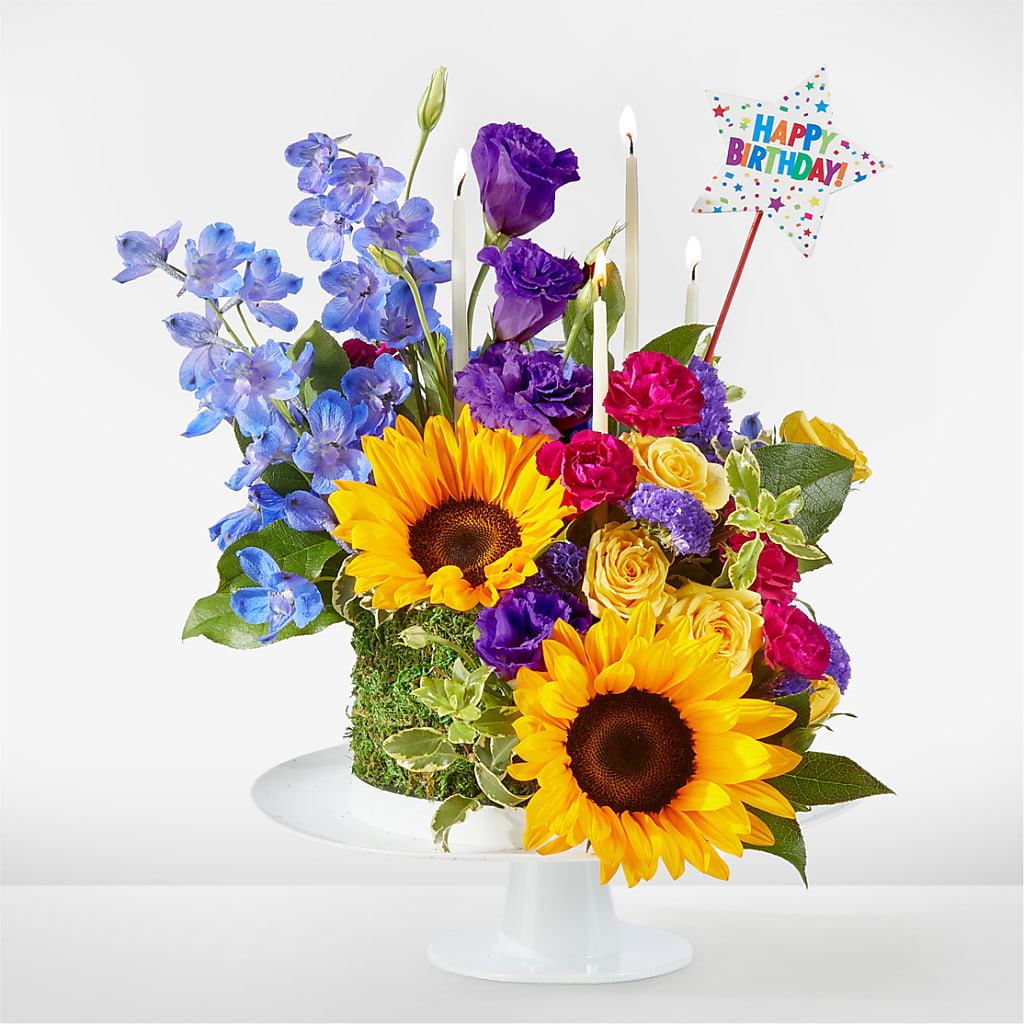 Star of the Day Floral Cake – FUJI'S ALADDIN FLOWERS, National City CA