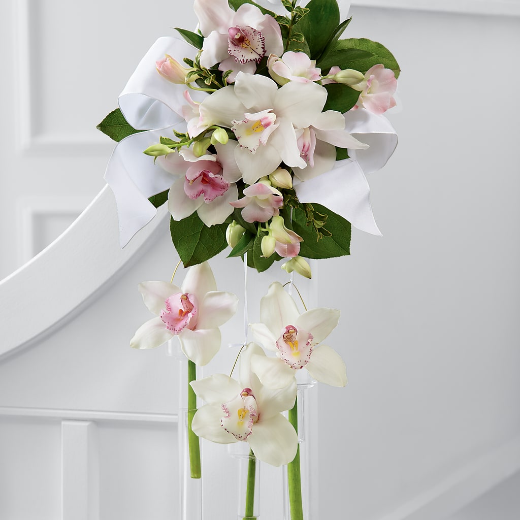 Perfect Entrance Pew Arrangement – FUJI'S ALADDIN FLOWERS, National City CA