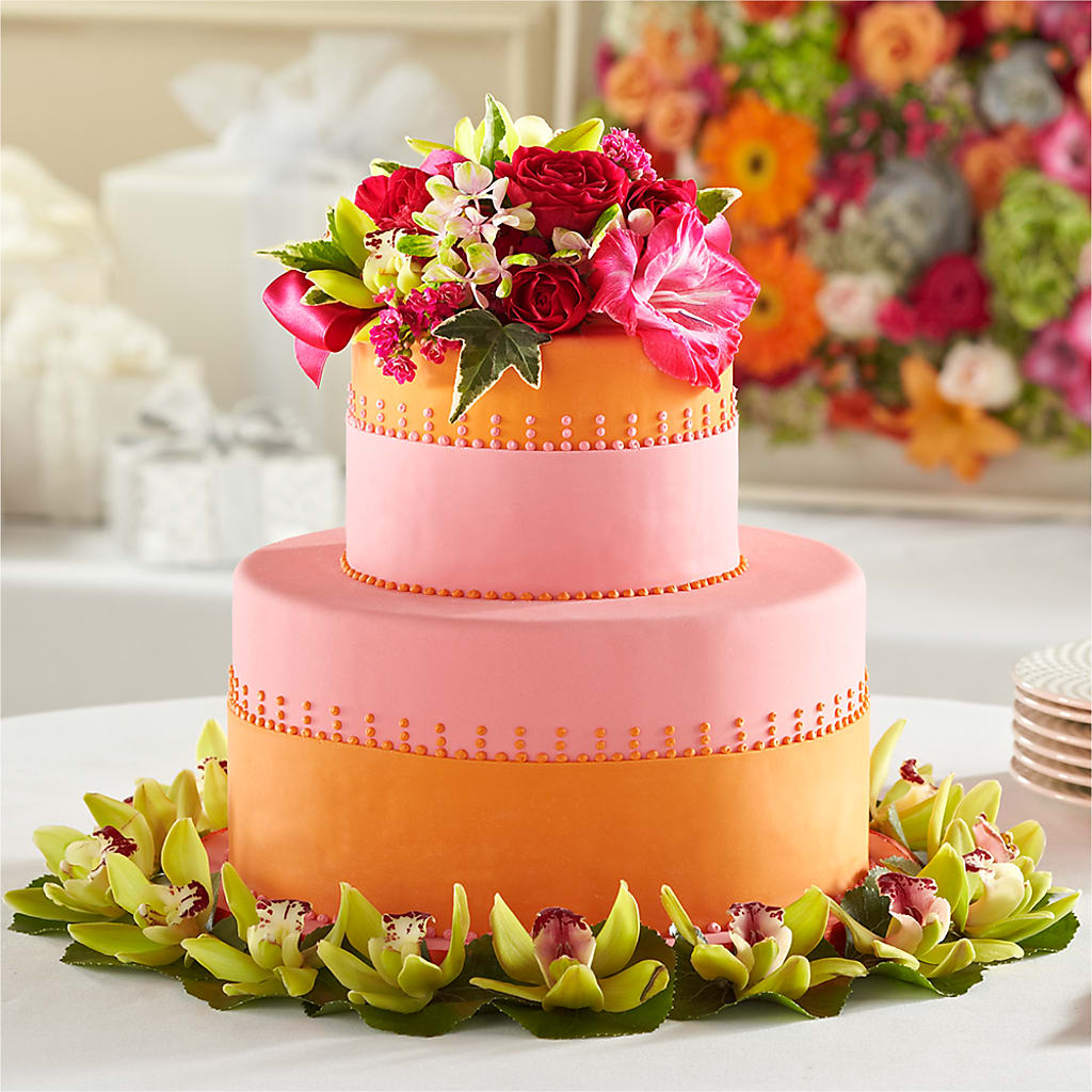 Sweet Citrus Cake Decor – FUJI'S ALADDIN FLOWERS, National City CA