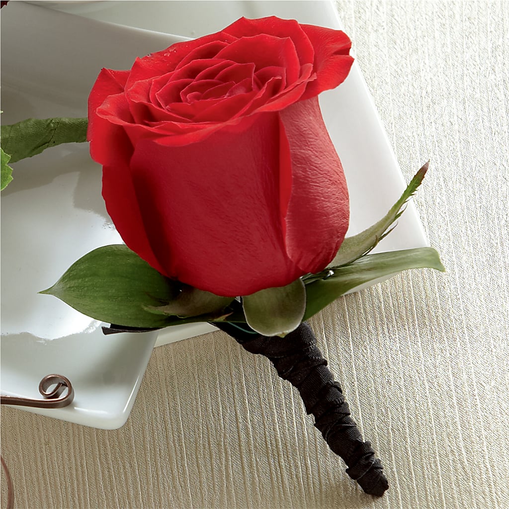 Red Rose Boutonniere – FUJI'S ALADDIN FLOWERS, National City CA
