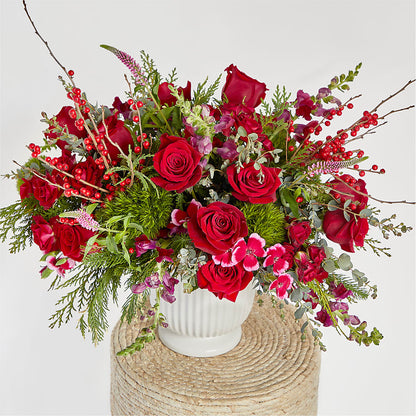 Big Red Bow Bouquet – FUJI'S ALADDIN FLOWERS, National City CA