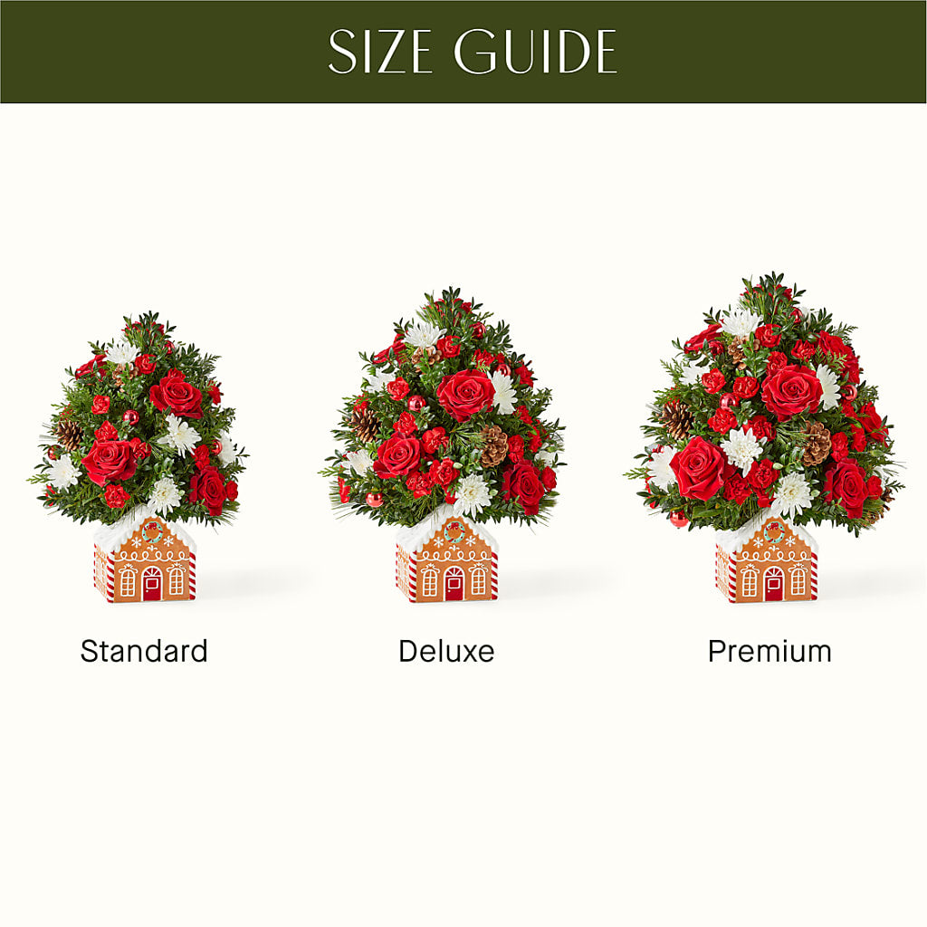 Spiced Gingerbread Tree – FUJI'S ALADDIN FLOWERS, National City CA