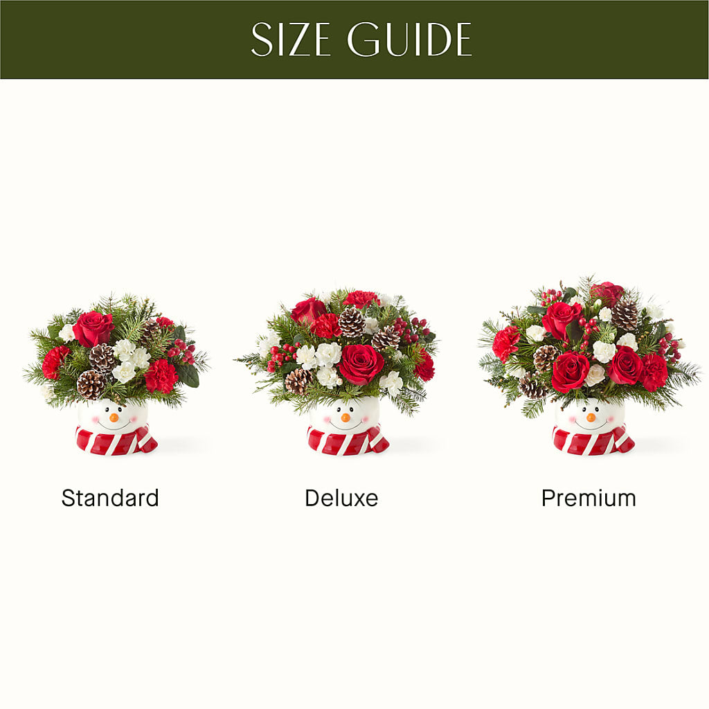 Jolly Snowman Bouquet – FUJI'S ALADDIN FLOWERS, National City CA