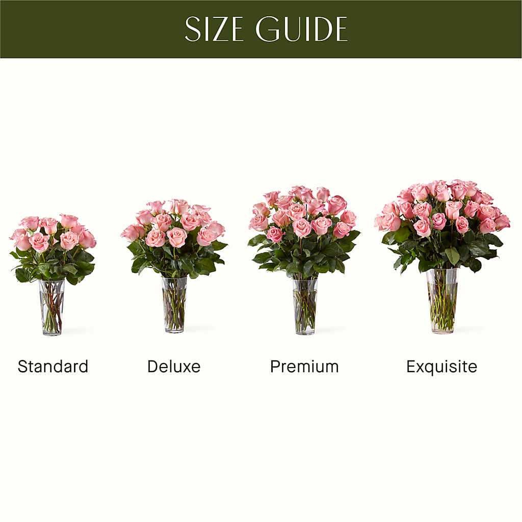 Long Stem Pink Rose Bouquet – FUJI'S ALADDIN FLOWERS, National City CA