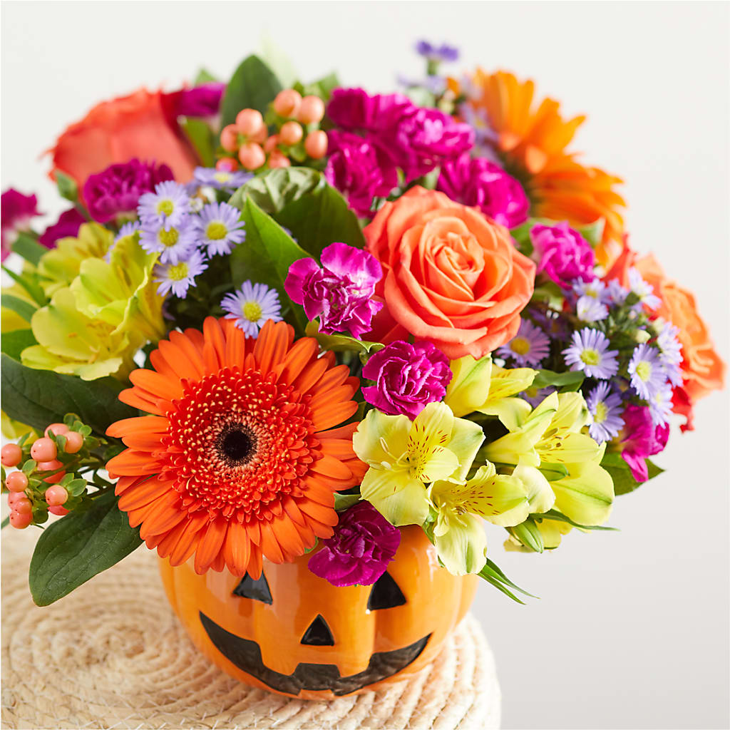 Tricks & Treats Pumpkin – FUJI'S ALADDIN FLOWERS, National City CA