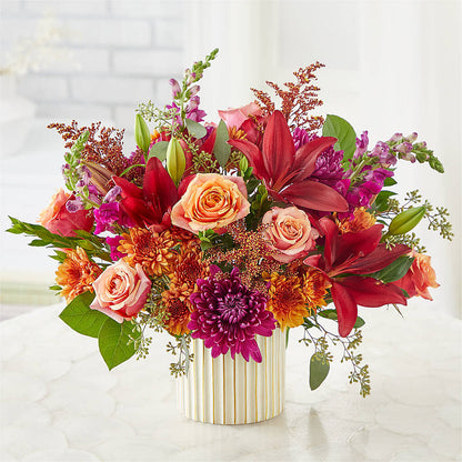 Burgundy Landscape Bouquet – FUJI'S ALADDIN FLOWERS, National City CA