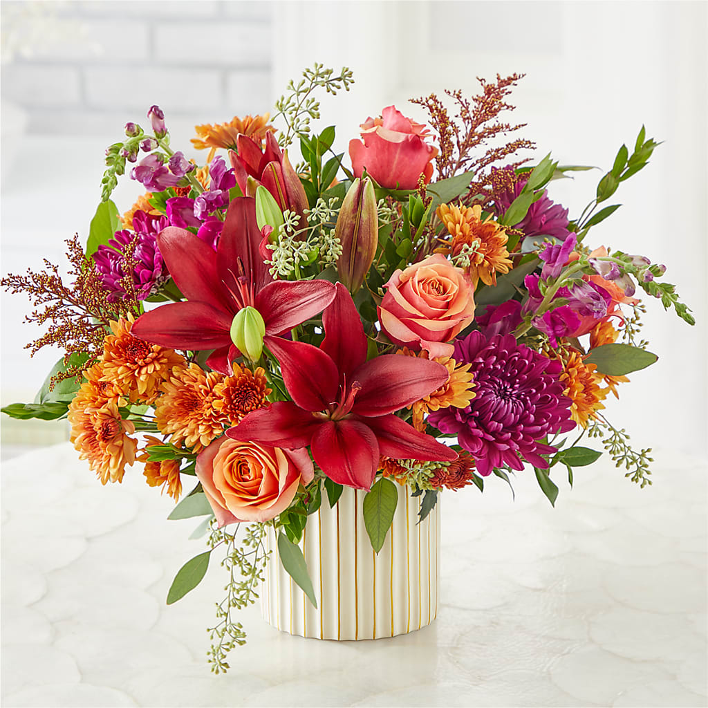 Burgundy Landscape Bouquet – FUJI'S ALADDIN FLOWERS, National City CA