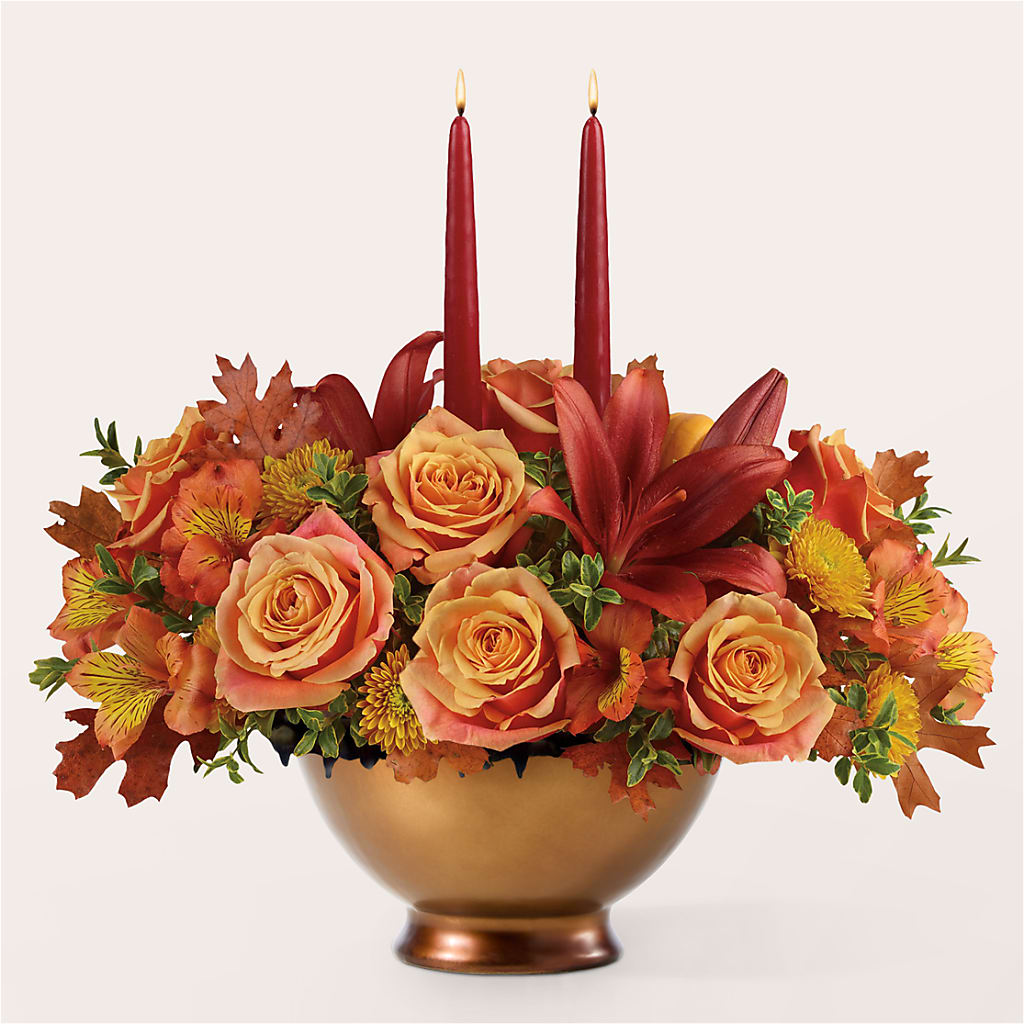 Harvest Table Centerpiece – FUJI'S ALADDIN FLOWERS, National City CA