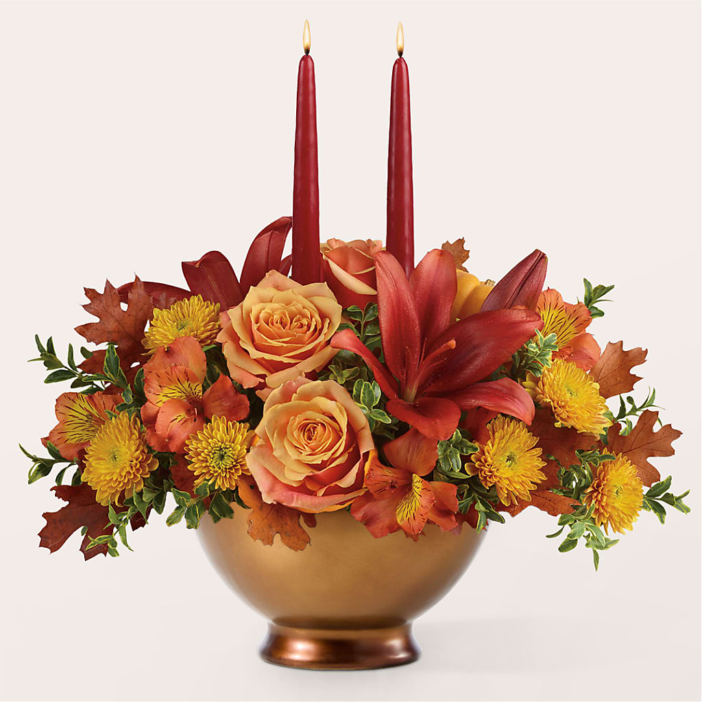 Harvest Table Centerpiece – FUJI'S ALADDIN FLOWERS, National City CA