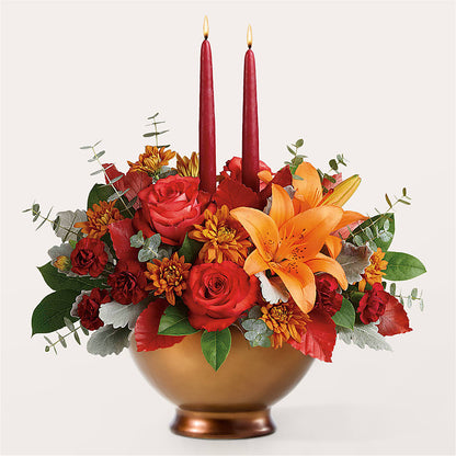 Fruits of Fall Centerpiece – FUJI'S ALADDIN FLOWERS, National City CA