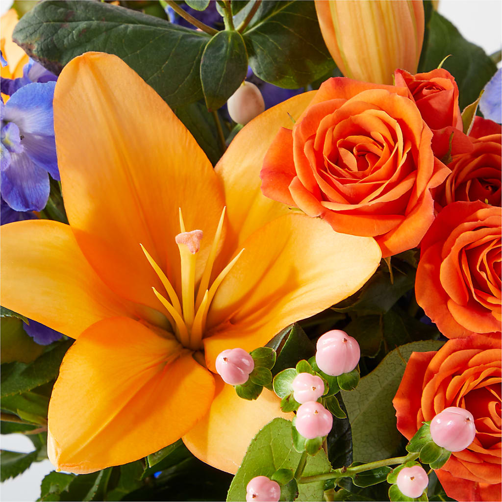 Radiant Citrus Bouquet – FUJI'S ALADDIN FLOWERS, National City CA