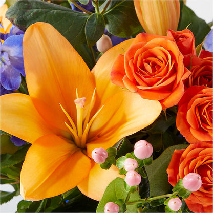 Radiant Citrus Bouquet – FUJI'S ALADDIN FLOWERS, National City CA