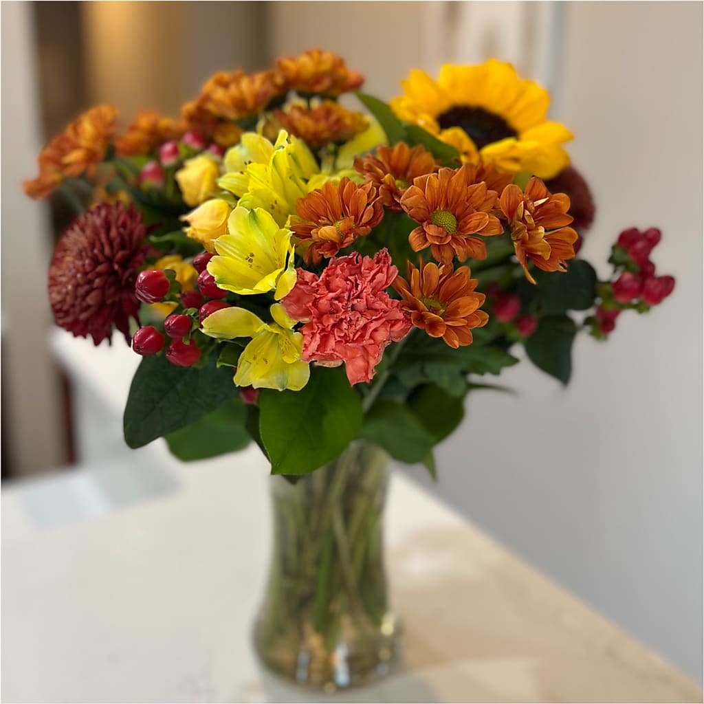 Fall Delight – A Florist Original – FUJI'S ALADDIN FLOWERS, National City CA
