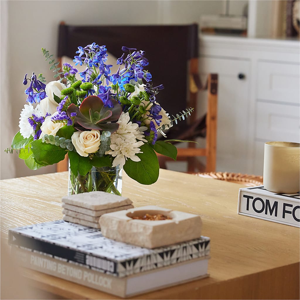Cerulean Waves Bouquet – FUJI'S ALADDIN FLOWERS, National City CA