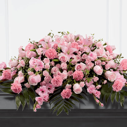 Garden of Comfort Casket Spray (Standard) – FUJI'S ALADDIN FLOWERS, National City CA