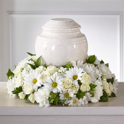 Ivory Gardens Cremation Adornment – FUJI'S ALADDIN FLOWERS, National City CA