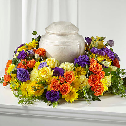 Blossoms of Remembrance Cremation Adornment – FUJI'S ALADDIN FLOWERS, National City CA