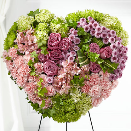 Heartwarming Standing Heart – FUJI'S ALADDIN FLOWERS, National City CA